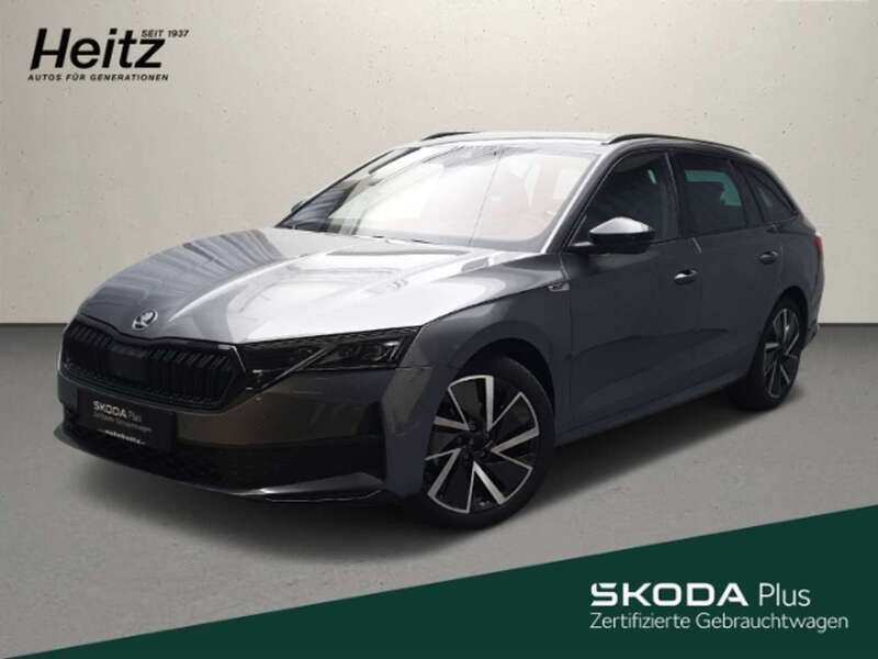 Graphite grau metallic Gebraucht 2024 Skoda Octavia SportLine Kombi | 36.190 € (Teuer) - Bild 1/4