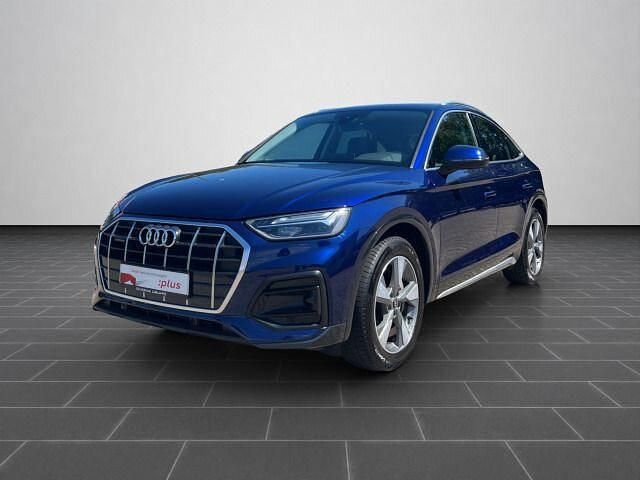 Blau (metallic) Gebraucht 2021 Audi Q5 Sportback Ambiente SUV | 29.990 € (Superpreis) - Bild 1/4