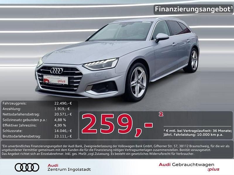 Gebraucht Audi A4 Advanced 204 PS (150 kW) 2023 Silber Kombi