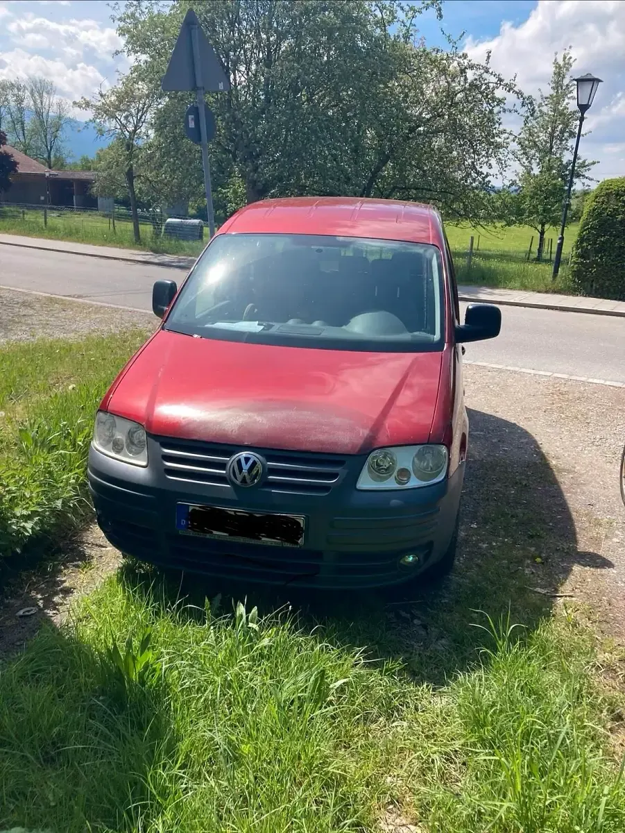 Gebraucht VW Caddy 55 PS (40 kW) 2006 Rot Van / Kleinbus