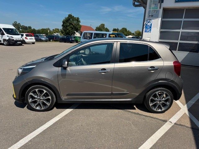 Gebraucht Kia Picanto X-Line 101 PS (74 kW) 2018 (im) titaniumsilber met. Kleinwagen