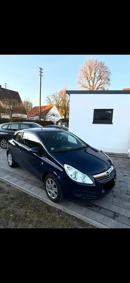 Gebraucht Opel Corsa 60 PS (44 kW) 2009 Blau Kleinwagen