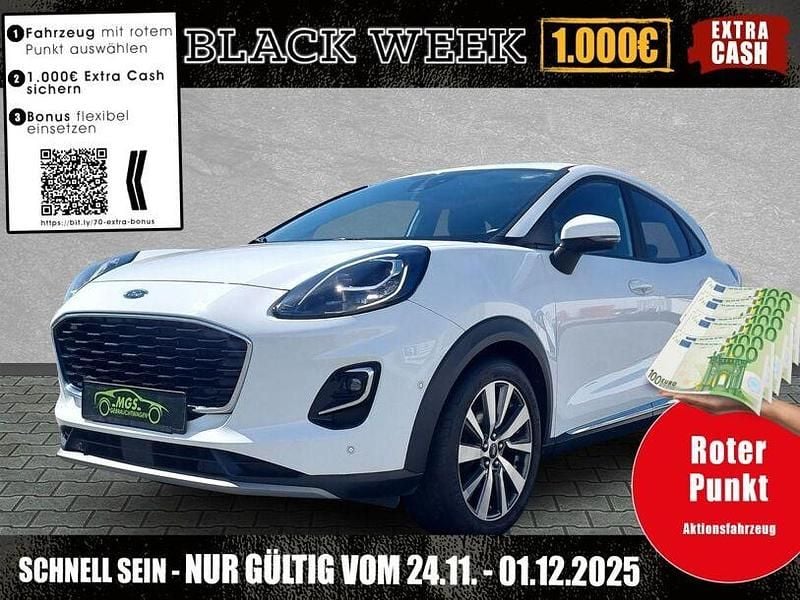 Frostweiß Gebraucht 2021 Ford Puma Titanium X SUV | 17.750 € (Fairer Preis) - Bild 1/4