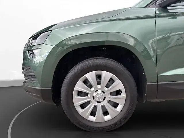 Gebraucht Skoda Karoq Active 110 PS (80 kW) 2021 Emeraldgrün metallic SUV