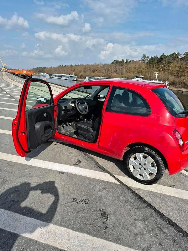 Gebraucht Nissan Micra 65 PS (47 kW) 2008 Rot Kleinwagen