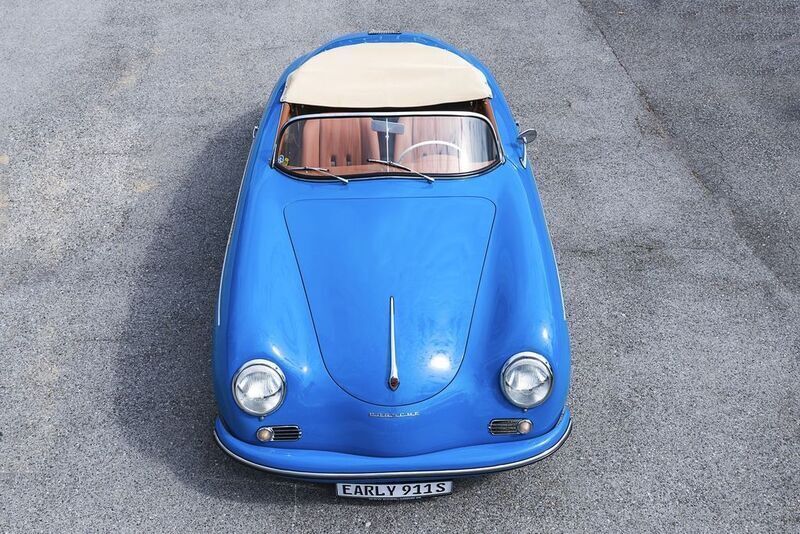 Gebraucht Porsche 356 75 PS (55 kW) 1955 Blau Cabrio