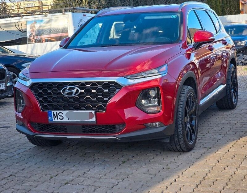 Rot Gebraucht 2019 Hyundai Santa Fe SUV | 20.600 € (Superpreis) - Bild 1/4