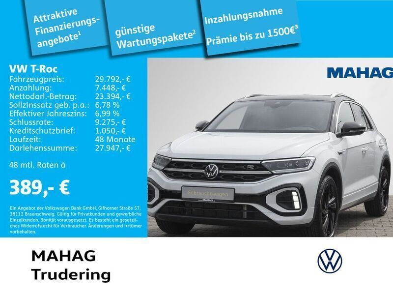 Weiß Gebraucht 2023 VW T-Roc IQ Drive SUV | 29.990 € (Fairer Preis) - Bild 1/2