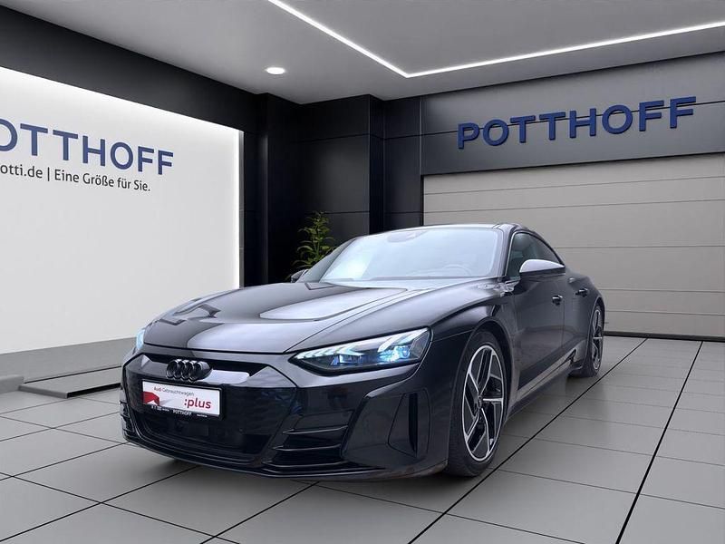Mythosschwarz metallic Gebraucht 2022 Audi e-tron GT quattro Ambiente Limousine | 53.750 € (Etwas zu teuer) - Bild 1/4