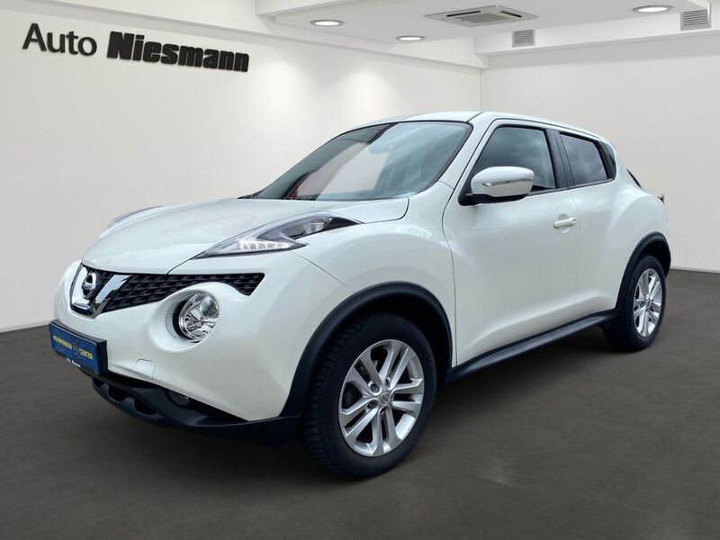 Weiß Gebraucht 2016 Nissan Juke Acenta SUV | 11.870 € (Etwas zu teuer) - Bild 1/4