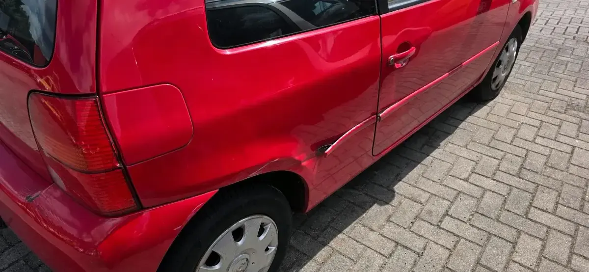 Gebraucht VW Lupo 55 PS (40 kW) 2003 Rot Kleinwagen