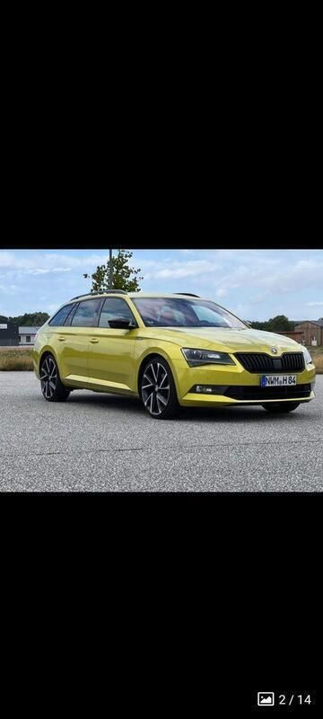 Gold Gebraucht 2016 Skoda Superb SportLine Kombi | 18.999 € (Fairer Preis) - Bild 1/4