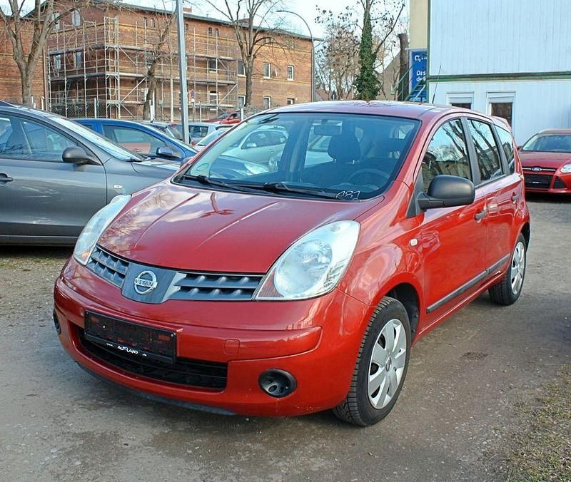 Gebraucht Nissan Note Visia 88 PS (64 kW) 2008 Rot Kleinwagen