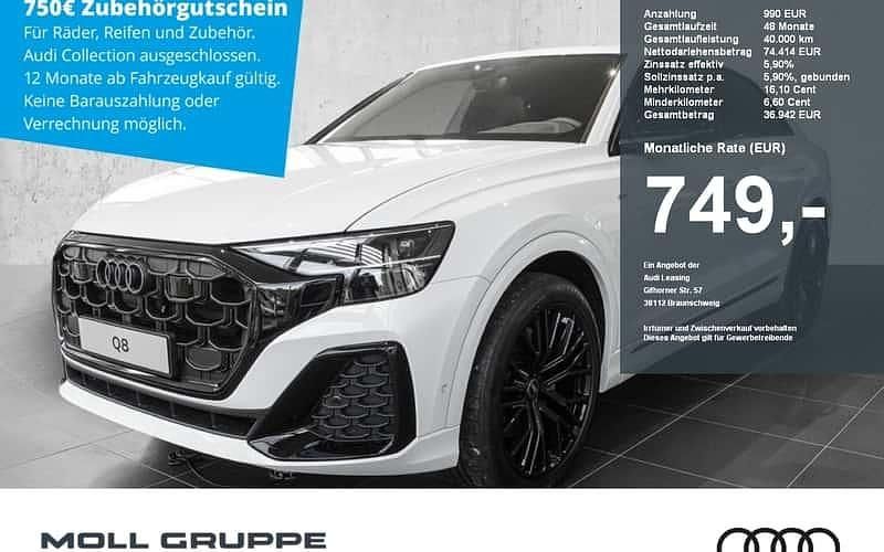 Weiß Neu 2025 Audi Q8 Ambiente SUV | 89.990 € - Bild 1/4