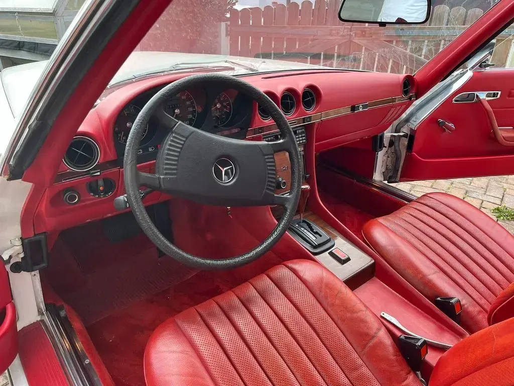 Gebraucht Mercedes SL280 185 PS (136 kW) 1978 Weiß Cabrio