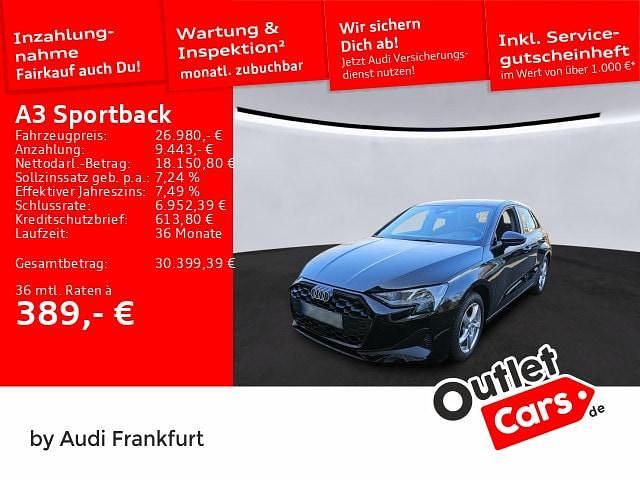 Gebraucht Audi A3 Ambiente 116 PS (85 kW) 2025 Brillantschwarz