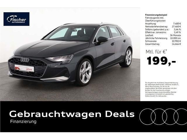 Manhattangrau metallic Gebraucht 2024 Audi A3 Advanced Plus Limousine | 34.440 € (Fairer Preis) - Bild 1/4