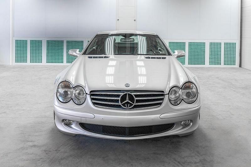 Gebraucht Mercedes SL500 306 PS (225 kW) 2003 Silber Cabrio