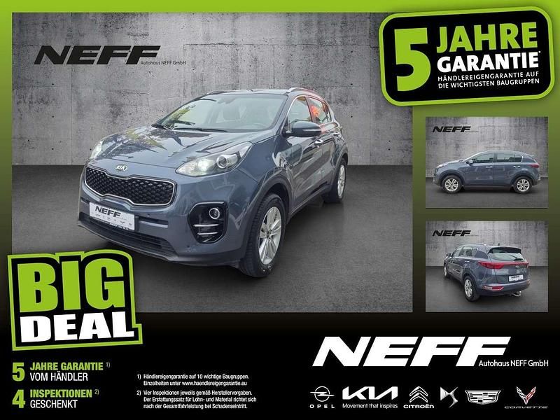 Planetenblau met. Gebraucht 2017 Kia Sportage Vision SUV | 17.910 € (Etwas zu teuer) - Bild 1/4