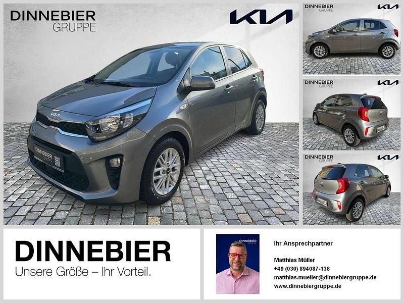 Grau Gebraucht 2022 Kia Picanto DREAM-TEAM Edition Kleinwagen | 14.877 € (Fairer Preis) - Bild 1/3
