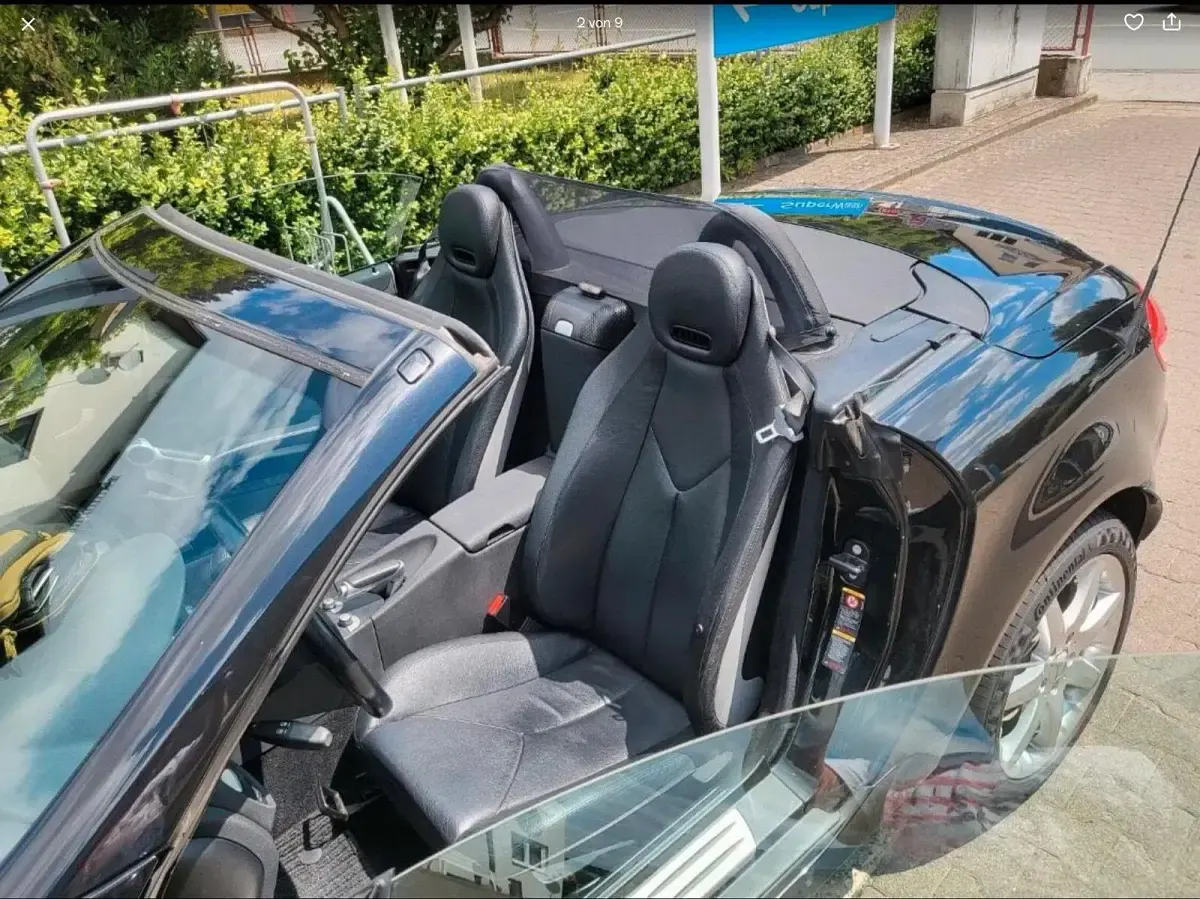 Gebraucht Mercedes SLK200 AMG 163 PS (119 kW) 2005 Schwarz Cabrio