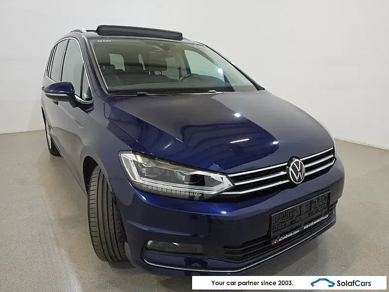 Gebraucht VW Touran Highline 150 PS (110 kW) 2020 Blau Van / Kleinbus
