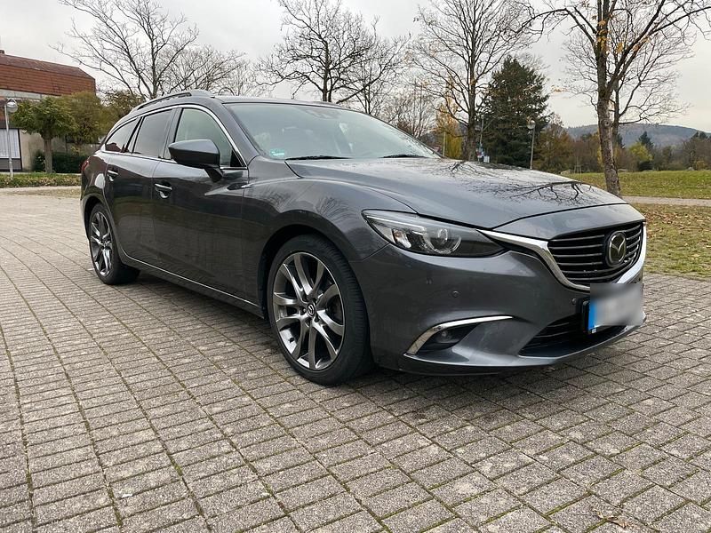Grau Gebraucht 2016 Mazda 6 Sports-Line Kombi | 12.950 € (Etwas zu teuer) - Bild 1/4
