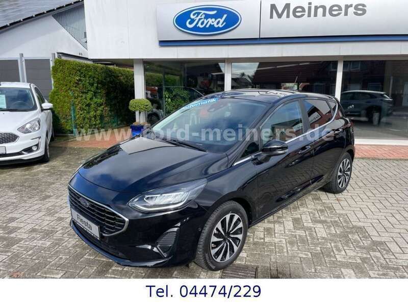 Agate black metallic Gebraucht 2022 Ford Fiesta Titanium X Kleinwagen | 19.490 € (Fairer Preis) - Bild 1/4