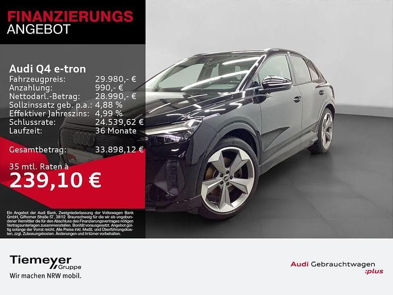 Gebraucht Audi Q4 e-tron Ambiente 150 kW (204 PS) 2023 Mythosschwarz metallic SUV