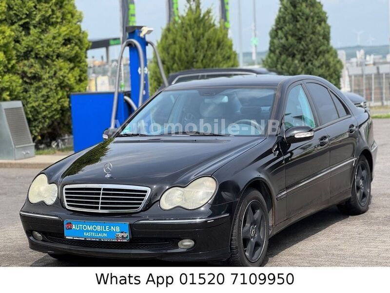 Schwarz Gebraucht 2002 Mercedes C200 Avantgarde Limousine | 1.500 € (Guter Preis) - Bild 1/4