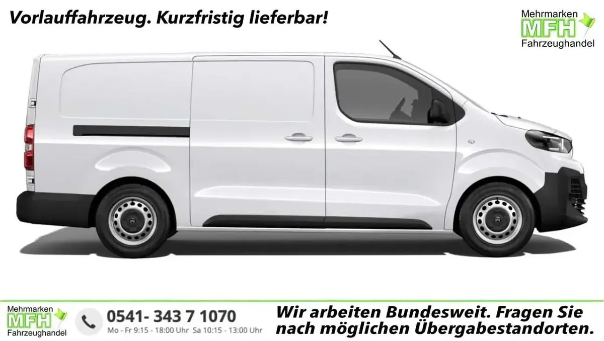 Neu Citroën Jumpy 177 PS (130 kW) 2026 Kaollin weiß Van / Kleinbus