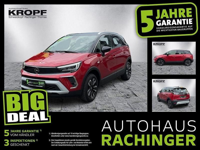 Chili rot/kardio rot Gebraucht 2022 Opel Crossland Elegance SUV | 18.890 € (Fairer Preis) - Bild 1/4