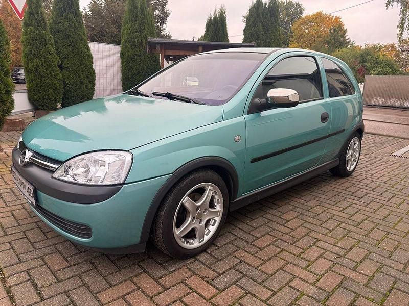 Grün Gebraucht 2003 Opel Corsa Njoy Kleinwagen | 1.990 € (Etwas zu teuer) - Bild 1/4