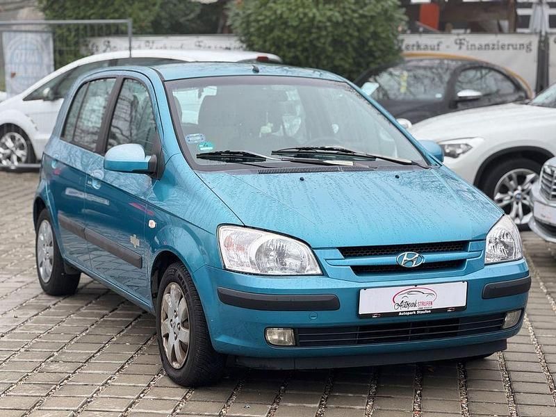 Blau Gebraucht 2003 Hyundai Getz Edition+ Kleinwagen | 2.690 € - Bild 1/4