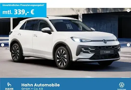 Neu VW T-Roc 150 PS (110 kW) 2026 Weiß SUV