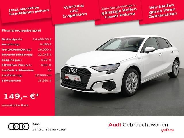 Ibisweiß Gebraucht 2023 Audi A3 Sportback e-tron Kleinwagen | 24.480 € (Guter Preis) - Bild 1/4