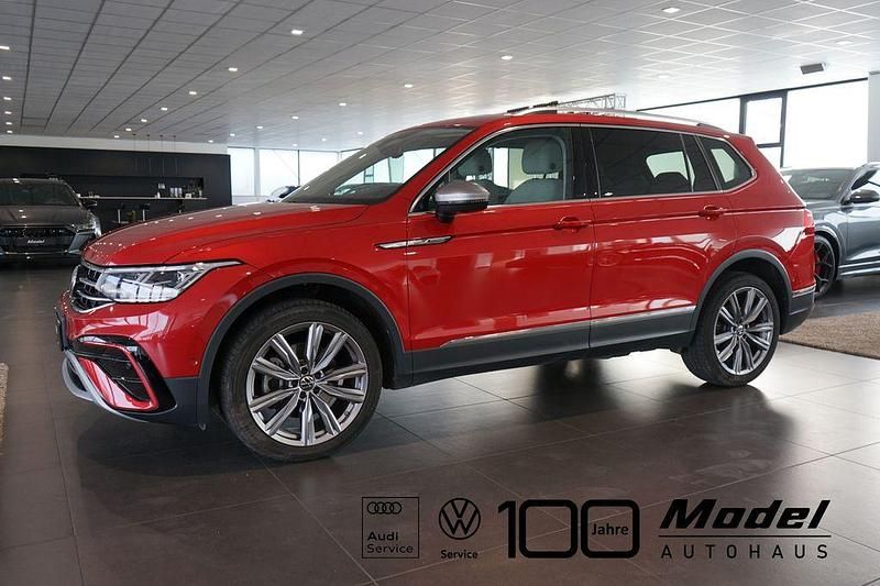 Rot Gebraucht 2021 VW Tiguan Allspace Elegance SUV | 36.900 € (Guter Preis) - Bild 1/4