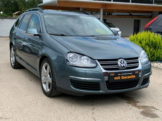 Gebraucht VW Golf V Comfortline 122 PS (89 kW) 2008 Grün metallic Kombi