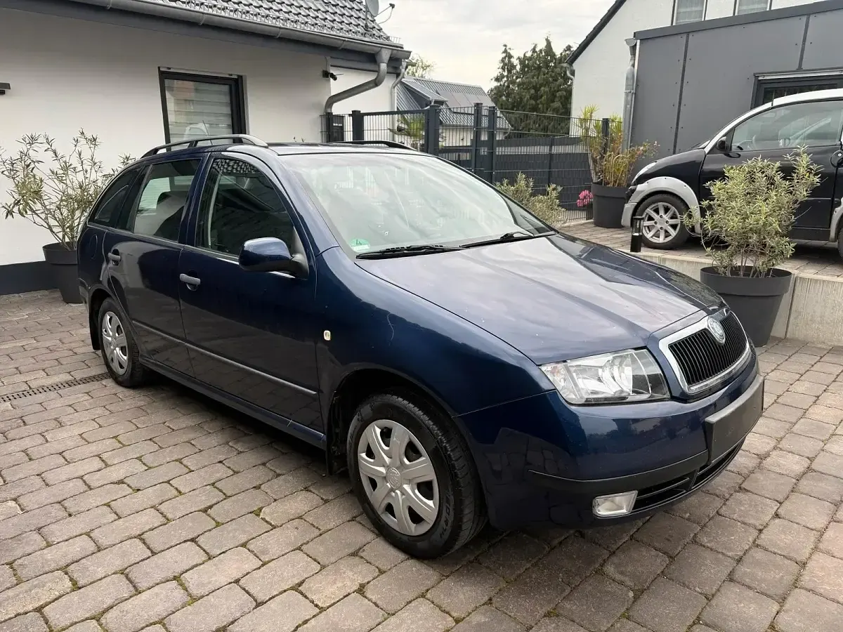 Gebraucht Skoda Fabia 64 PS (47 kW) 2003 Blau Kombi