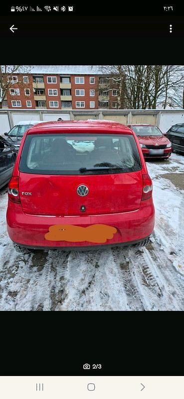 Usata VW Fox 54 CV (39 kW) 2006 Rosso Utilitaria