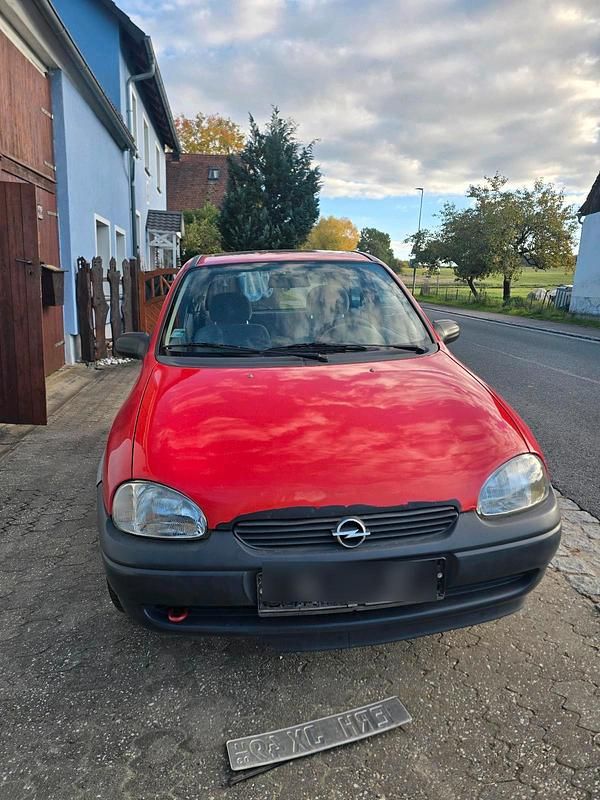 Rot Gebraucht 1998 Opel Corsa Kleinwagen | 300 € (Superpreis) - Bild 1/4