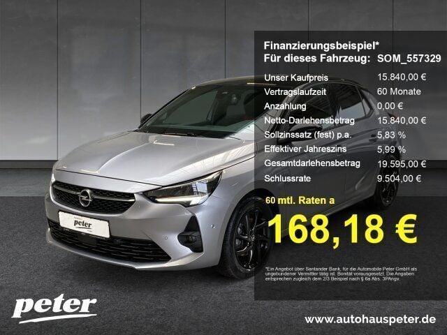 Grau Gebraucht 2022 Opel Corsa GS Line Kleinwagen | 15.840 € (Fairer Preis) - Bild 1/4