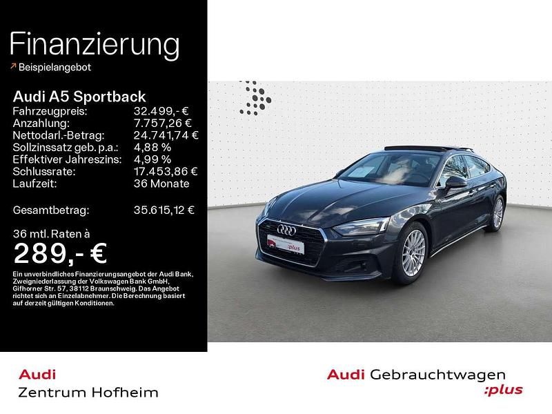 Gebraucht Audi A5 286 PS (210 kW) 2022 Manhattangrau metallic Limousine