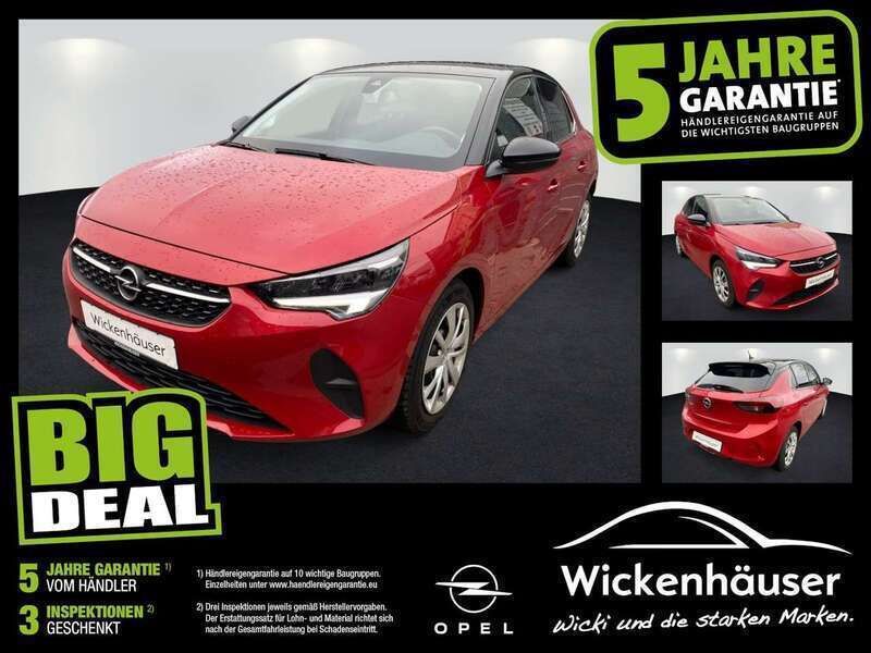 Rot Gebraucht 2021 Opel Corsa Elegance Kleinwagen | 12.490 € (Guter Preis) - Bild 1/4