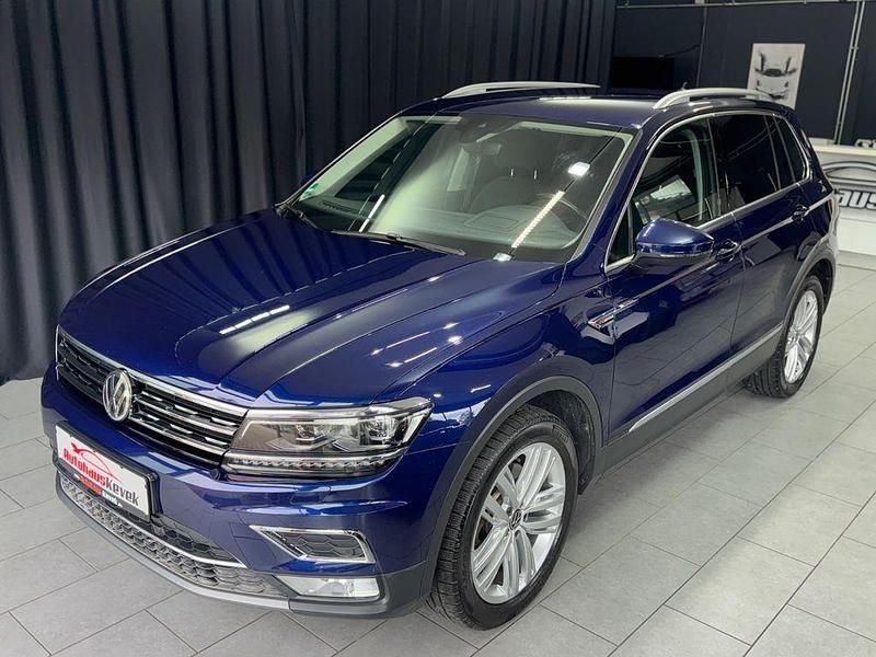 Blau Gebraucht 2016 VW Tiguan Highline SUV | 21.999 € (Fairer Preis) - Bild 1/4