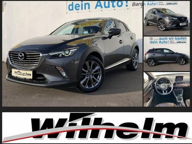 Grau Gebraucht 2017 Mazda CX-3 Kizoku SUV | 16.990 € (Teuer) - Bild 1/4