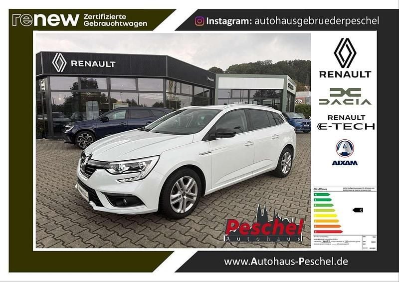 Perlmuttweiß Gebraucht 2020 Renault Mégane GrandTour LIMITED Kombi | 12.990 € (Fairer Preis) - Bild 1/4