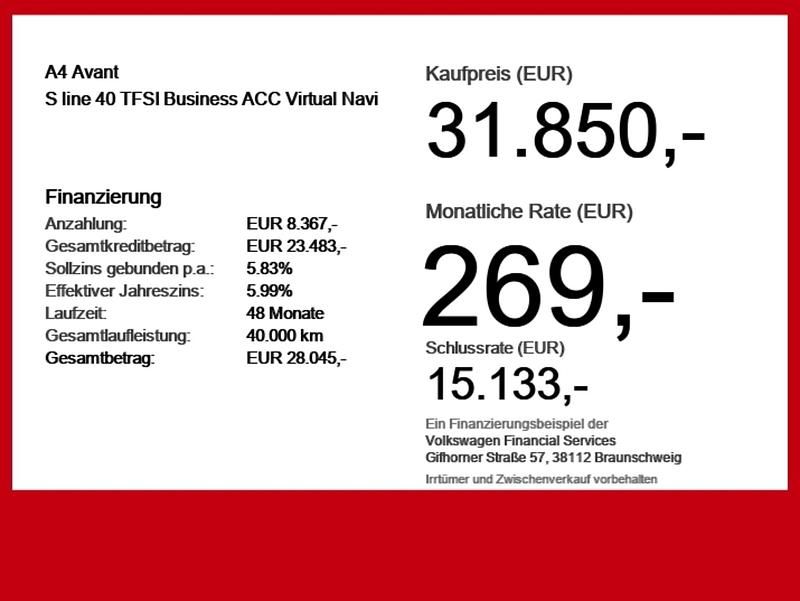 Second-hand Audi A4 Business 204 CP (150 kW) 2023 Negru Break