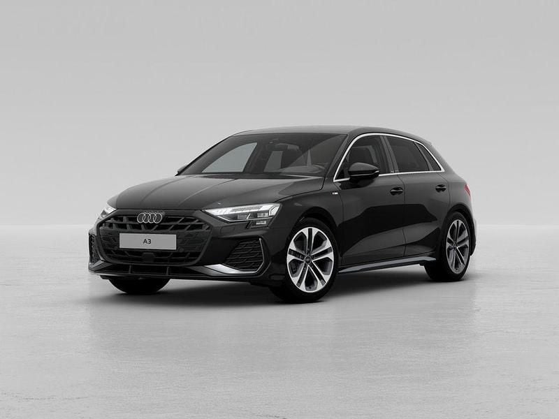 Mythosschwarz metallic Gebraucht 2024 Audi A3 Sportback S-Line Limousine | 36.400 € (Guter Preis) - Bild 1/4