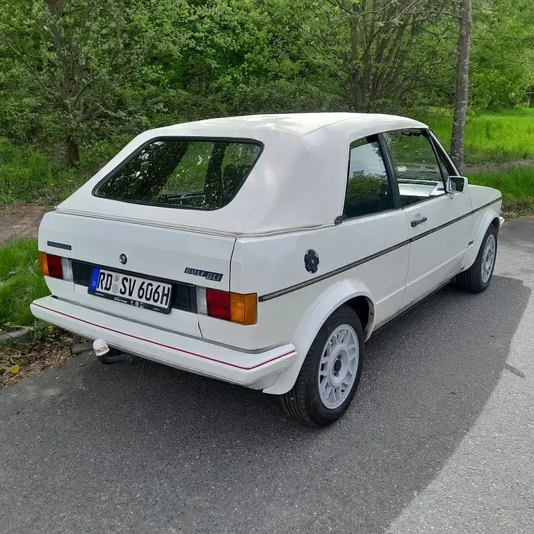 Gebraucht VW Golf Cabriolet 110 PS (80 kW) 1981 Weiß Cabrio